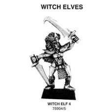 1995 Dark Elf Witch Elf 4 Marauder Miniatures 75904/5 - metal